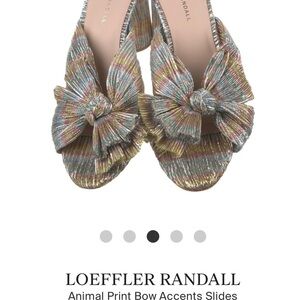 Loeffler Randall Penny metallic rainbow heels